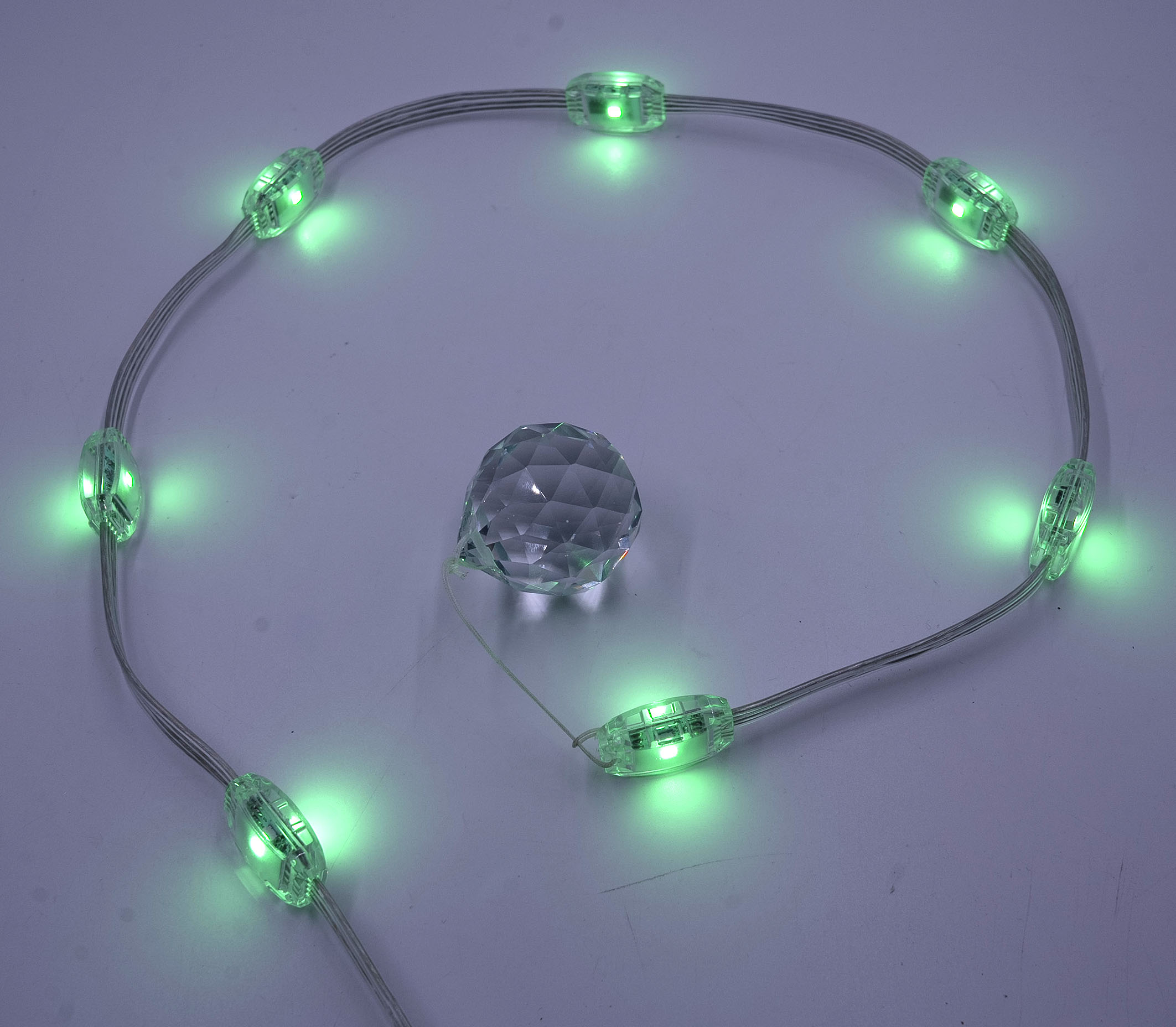 Bright 3D Crystal Light Decorative Atmosphere Lamp Outdoor Landscape LED Point Light String Mesh Screen Strip Light