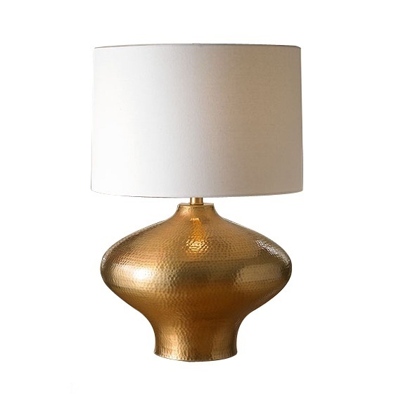 Decorative Brass Table Lamp for Bedroom and Home Decor