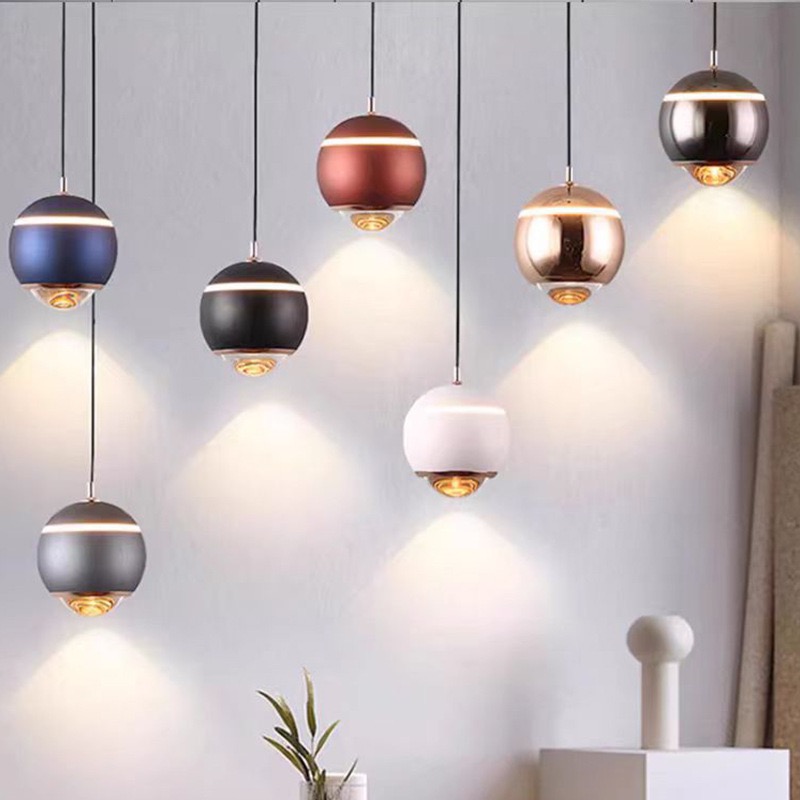 Modern Luxury Europe Design Hanging Aluminum LED Chandelier Pendant Lights for Home &amp; Commercial Use Long Tube Shape
