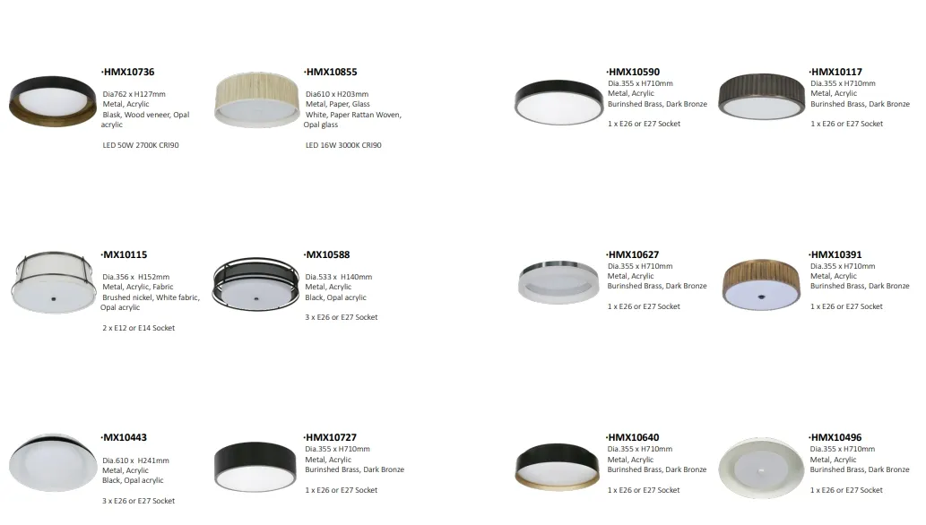 Indoor Lightings Outdoor Lightings Pendant Chandelier Decorative Lightings Customized Lightings