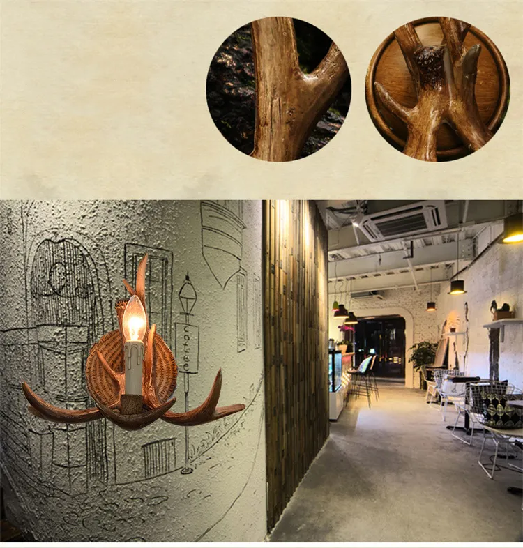 Antler Art Wall Lamp (WH-VR-71) Showcase 5