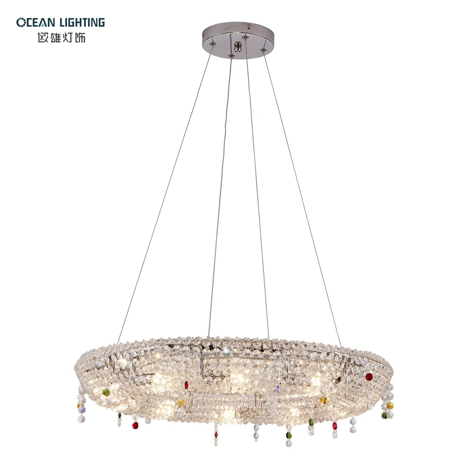 Ocean Lighting Luxury Decorative Indoor Lamps Crystal Lighting