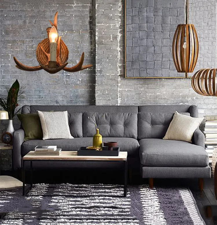 Antler Art Wall Lamp (WH-VR-71) Showcase 1