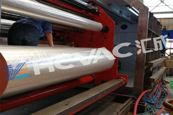 Web PVD Vacuum Coating System for Flexible Packing Paper Fabric Pet Film