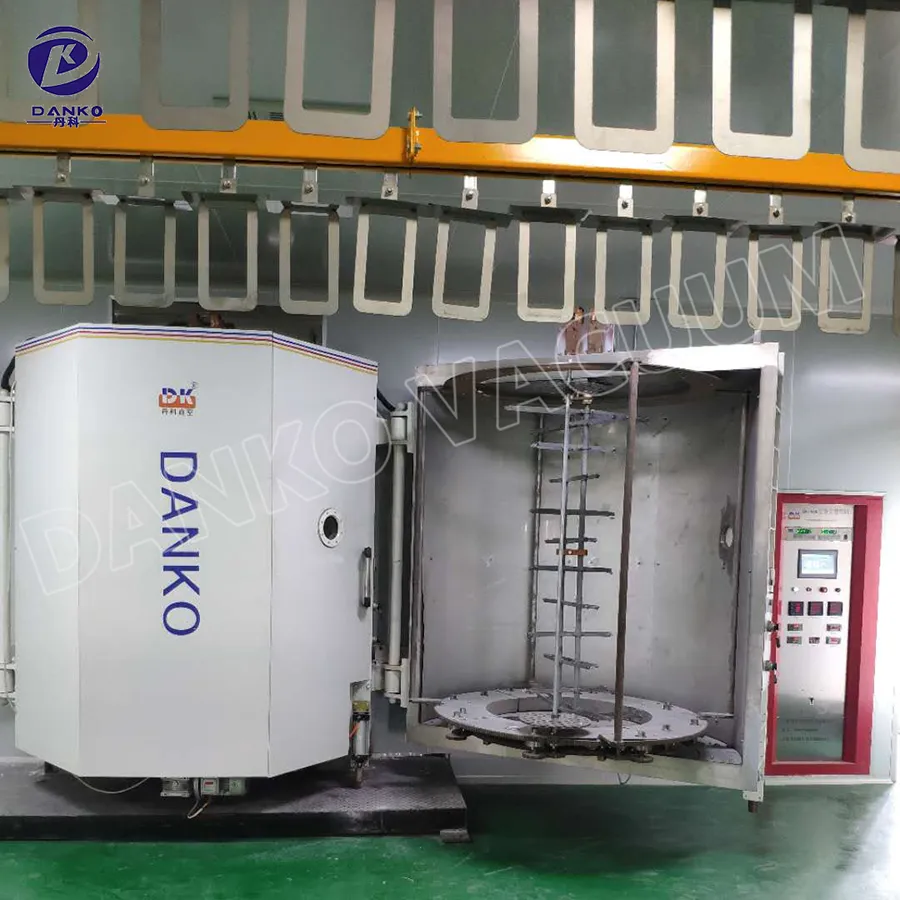 Plastic Cosmetic Bottle Coating Vacuum Evaporation Metallizing System