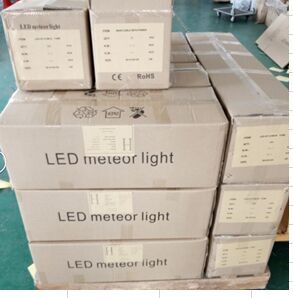 Outdoor Decoration Festival Atmosphere 220v 60cm Falling Star LED Christmas Tube Lights With T Connectors