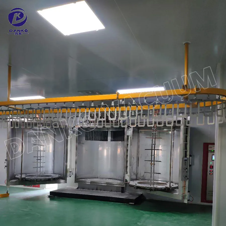 Plastic Cosmetic Bottle Coating Vacuum Evaporation Metallizing System