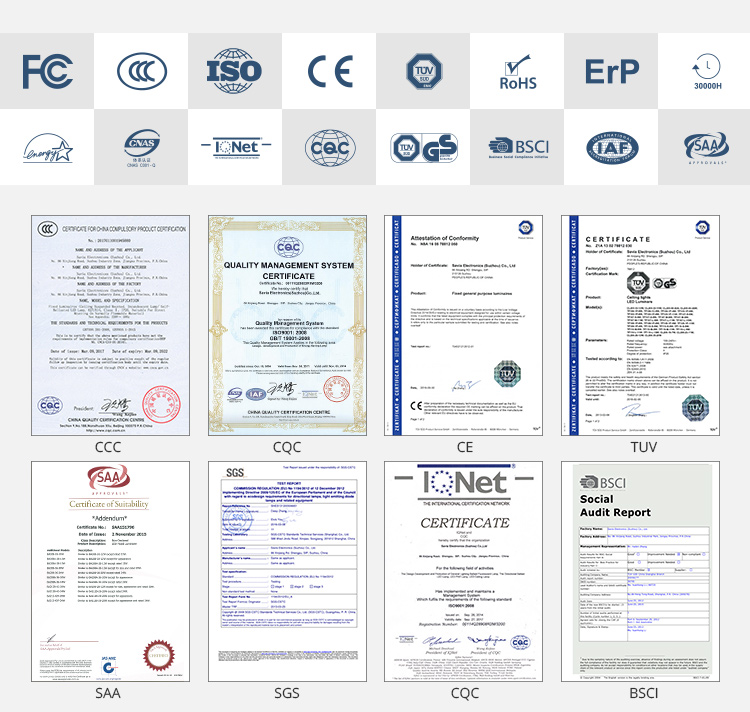Certifications