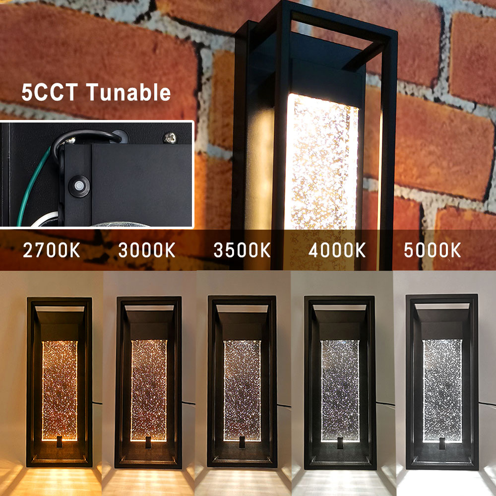 Exterior 12 Inch LED Wall Down Light IP65 Indoor Outdoor Decorative Lighting Fixture for Bedroom Living Room Interior Decoration