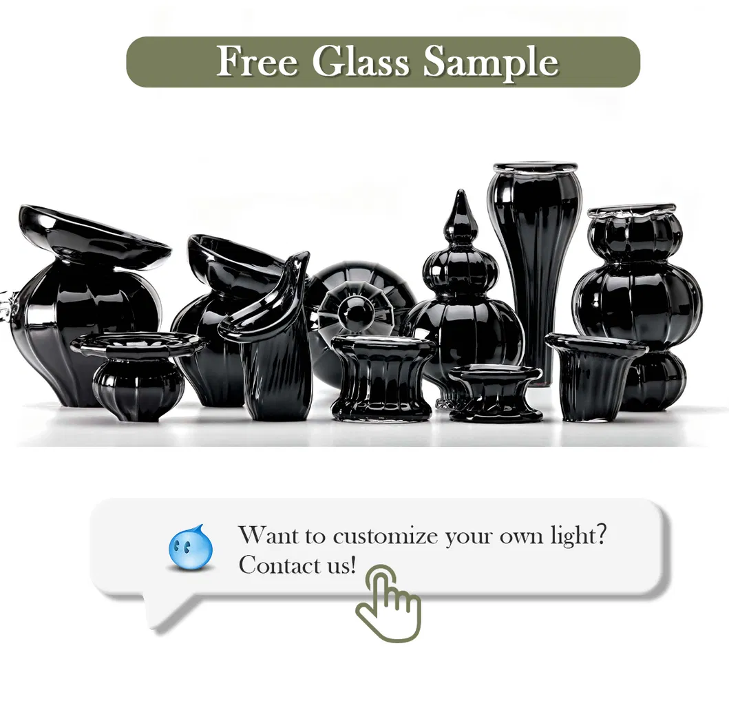 European Style Luxury Glass Tube Chandelier Round Custom Hotel Villa Club Living Room Staircase Decorative Lighting Fixture