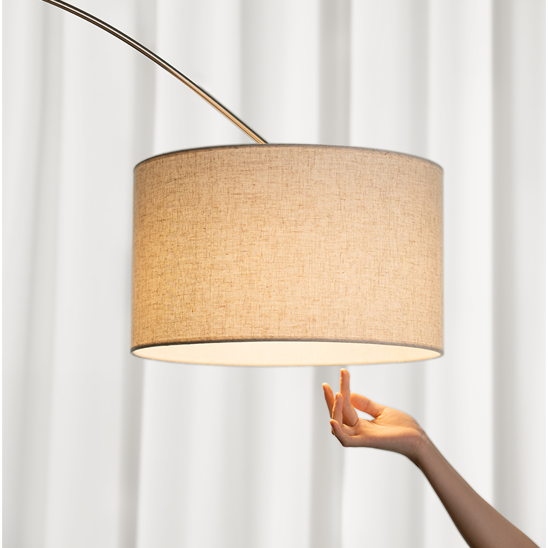 Aisilan Minimalist Style Marble Finishing Living Room Bedroom Tall Flexible Office Curved Arch Standing Floor Lamp Light