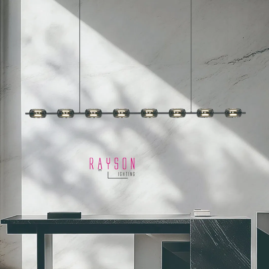 Modern Luxury Decorative Glass Pendant Lamp Indoor CCT LED Creative Chandelier Dining Room Lighting (1134)
