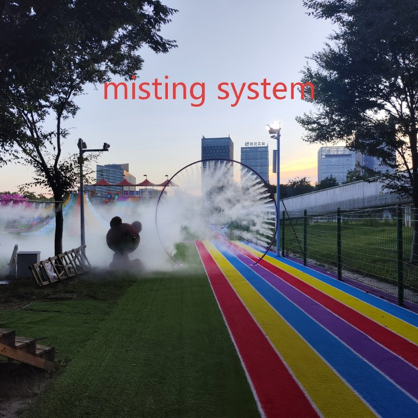 Carnival &amp; Fair Temporary Installations Misting System Spray Ring for Attract Tourists