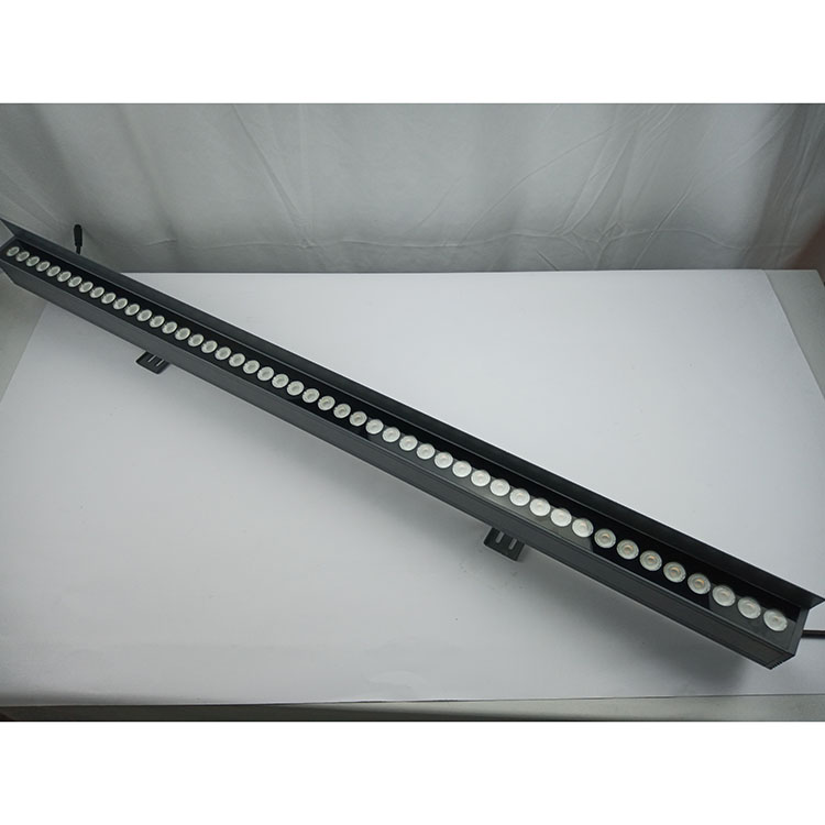 Exterior Building Decoration Facade Lighting IP65 High Rise DMX RGB LED Linear Wall Washer Light for Architectural