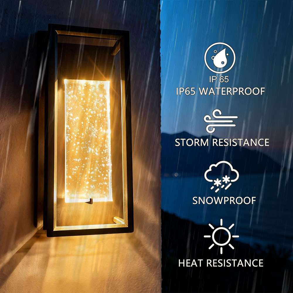 Exterior 12 Inch LED Wall Down Light IP65 Indoor Outdoor Decorative Lighting Fixture for Bedroom Living Room Interior Decoration