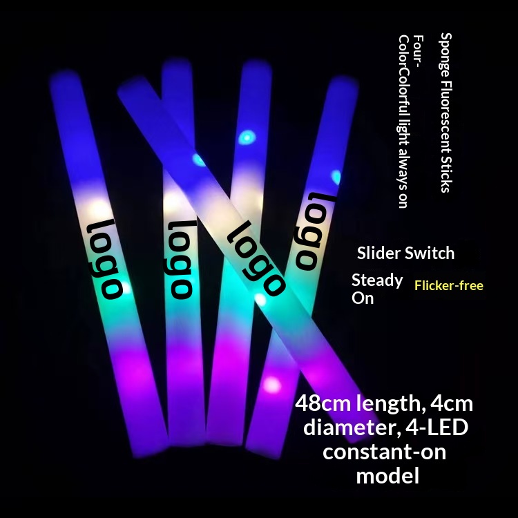 For LED Glow Stick Foam Light Stick UV Printing Eco-Friendly Festive Events Business Promotional Gift