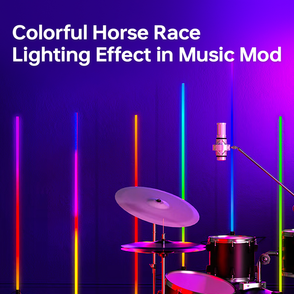 Atmosphere Smart Led Floor Lamp Modern Design Led RGB Corner Floor Lamp Lights for Living Room Sound Activated