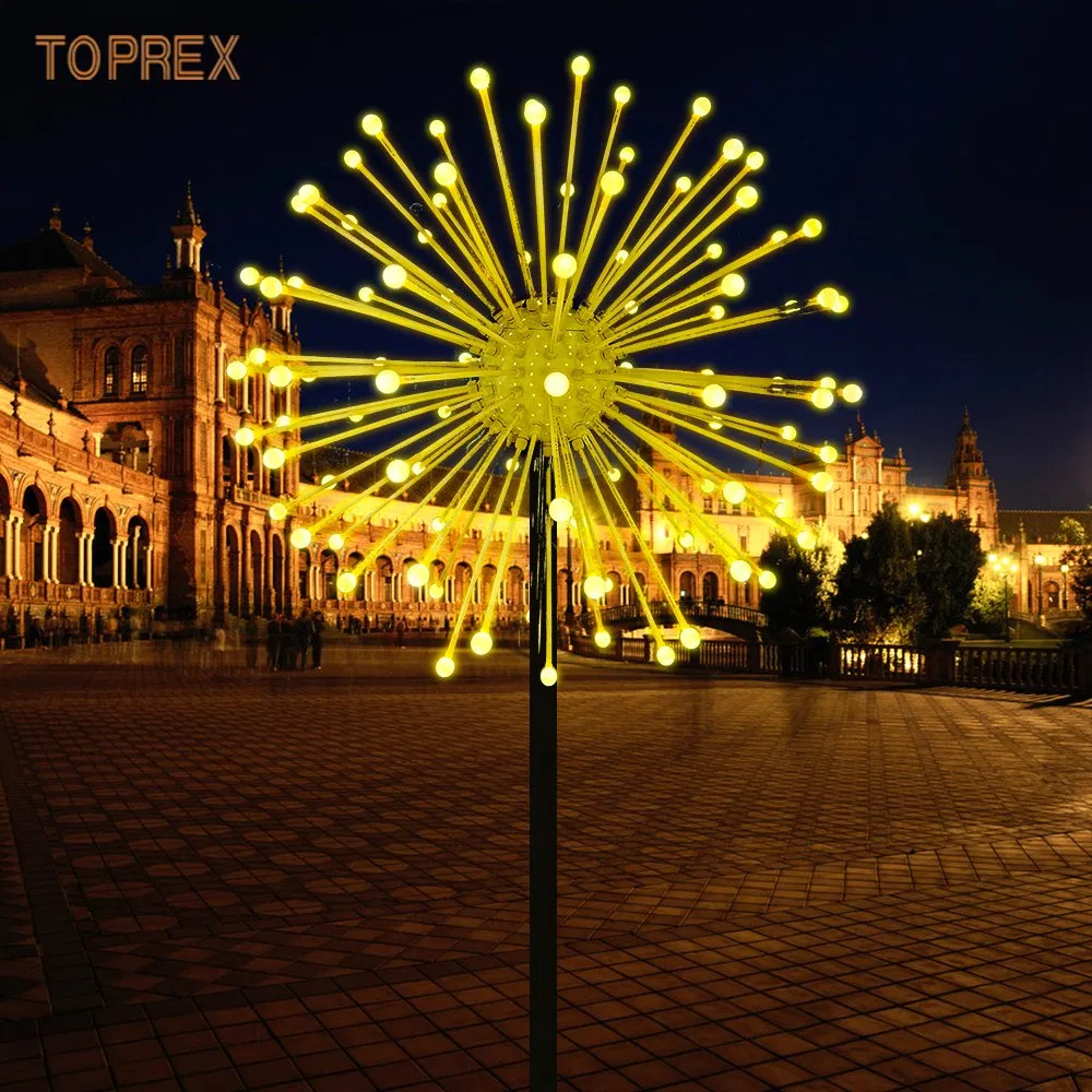 Toprex Cheap Waterproof Dandelion Decorative Light Elegant LED Floral Lamp for Indoor Outdoor Lighting