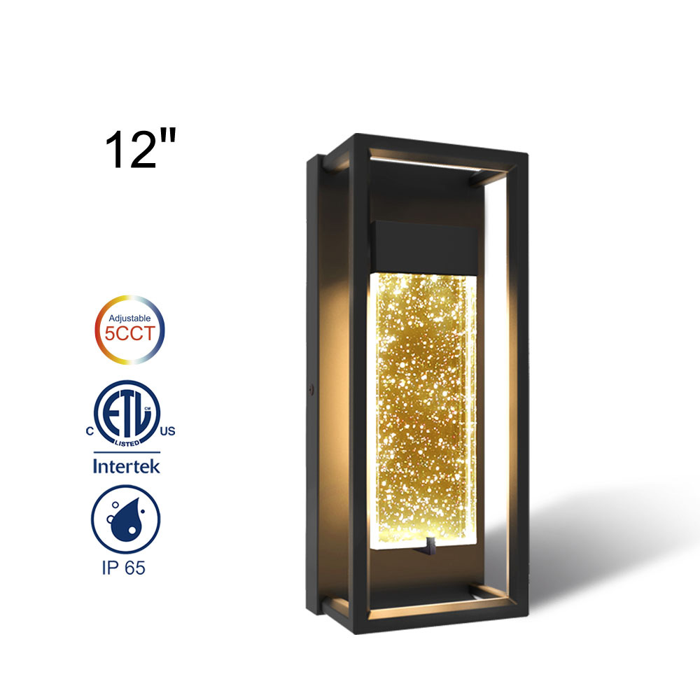Exterior 12 Inch LED Wall Down Light IP65 Indoor Outdoor Decorative Lighting Fixture for Bedroom Living Room Interior Decoration