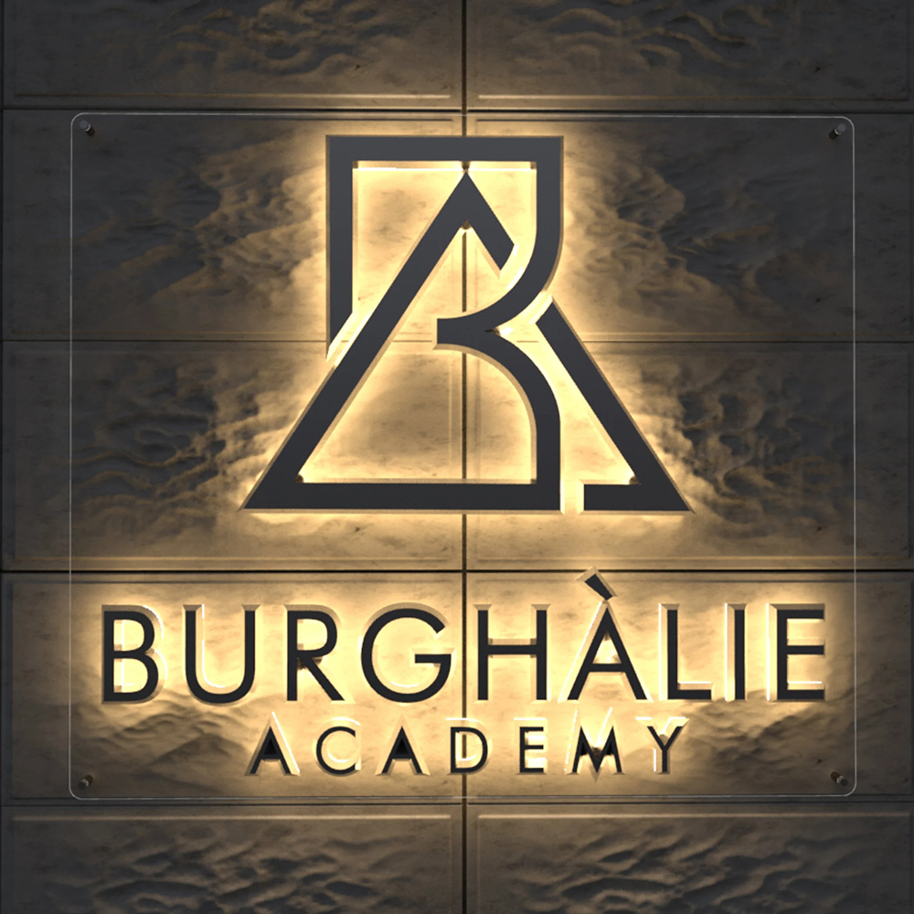 Manufacturer Outdoor Wall Mounted Led Back Halo Letters Sign Lighting Stainless Steel House Numbers