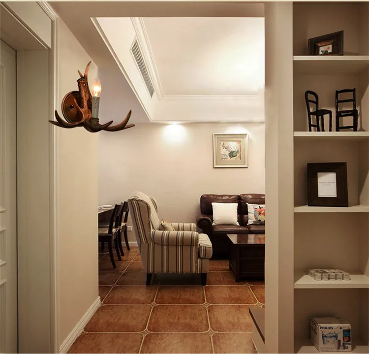 Antler Art Wall Lamp (WH-VR-71) Showcase 4