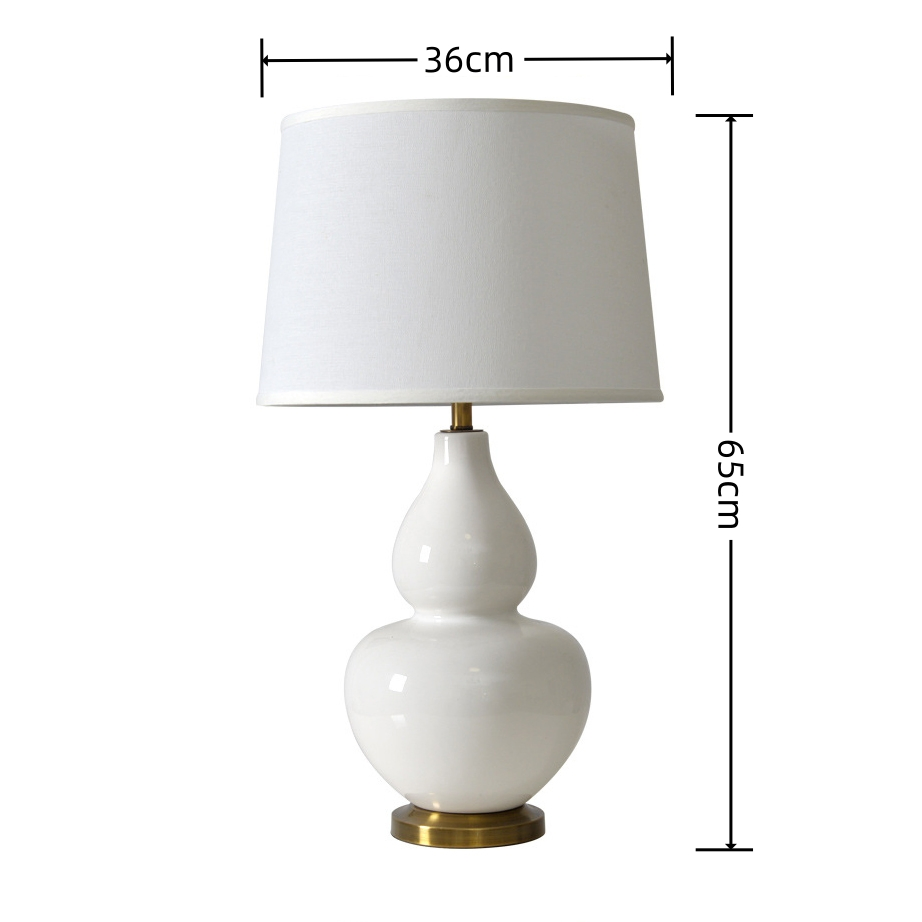 European Style Porcelain Home Decor Room Designer LED Table Lamps Luxury Modern Decorative Bed Side Night Stand Lighting