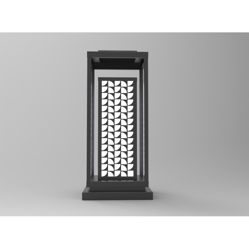 DNT.001.12 Premium LED Garden Light Warm White Landscape Lamp Solar Power Aluminum Body 3000K Color for Theme Park Landscape