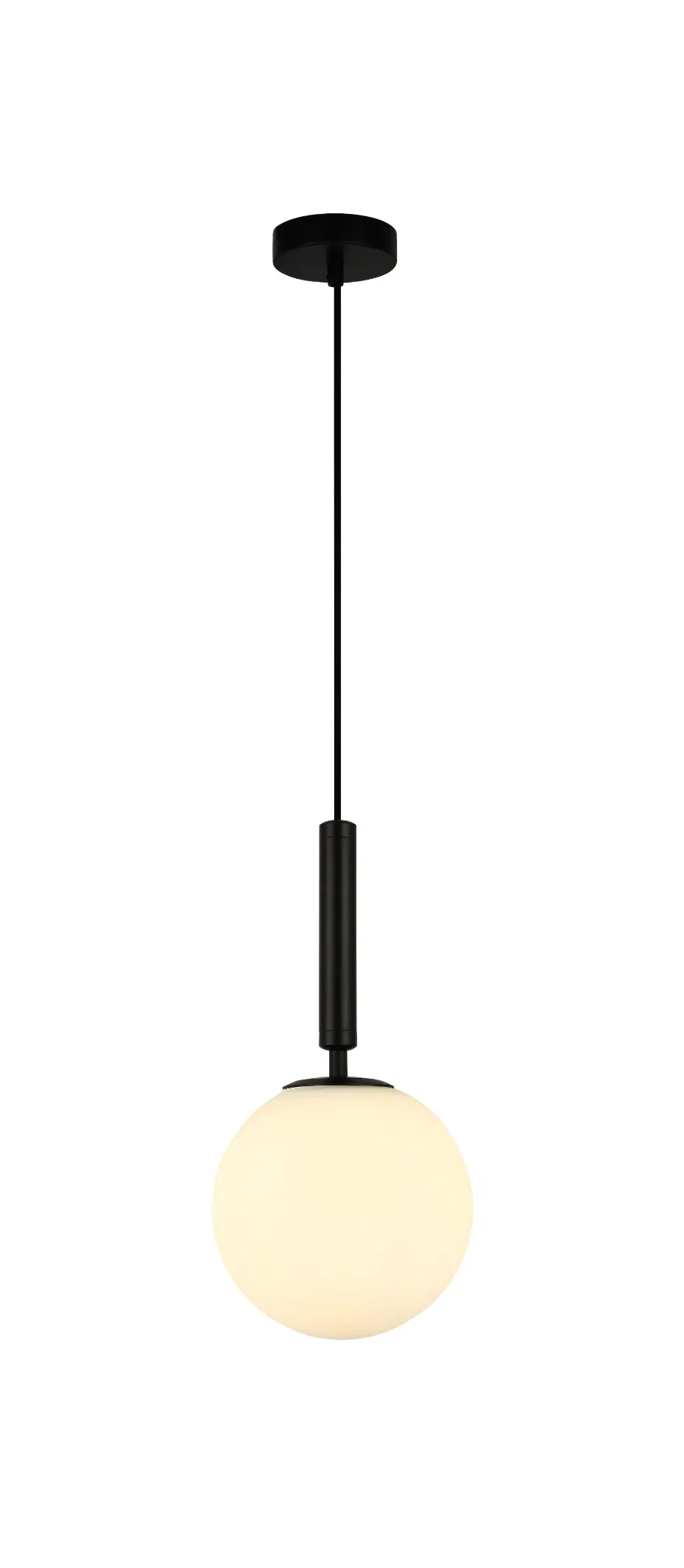 Gold Hanging Hotel Decorative Indoor Opal Glass Shade Pendant Lamp Chandelier Lighting
