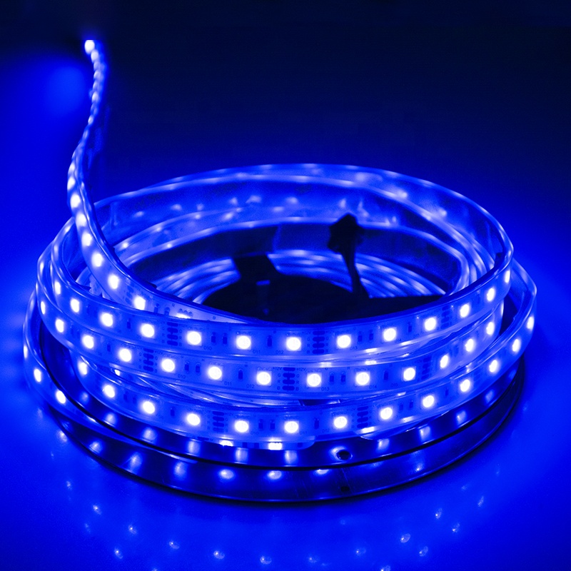 Hot Sale Dream Color Home Decoration Mood Flexible Ribbon Led Strip Light 5 Meter SMD 5050 Rgb Multi-colors Strip Lights