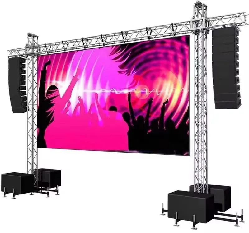 Aluminum Lighting Stage Truss System for LED Screen Exhibition Booth and Event Display