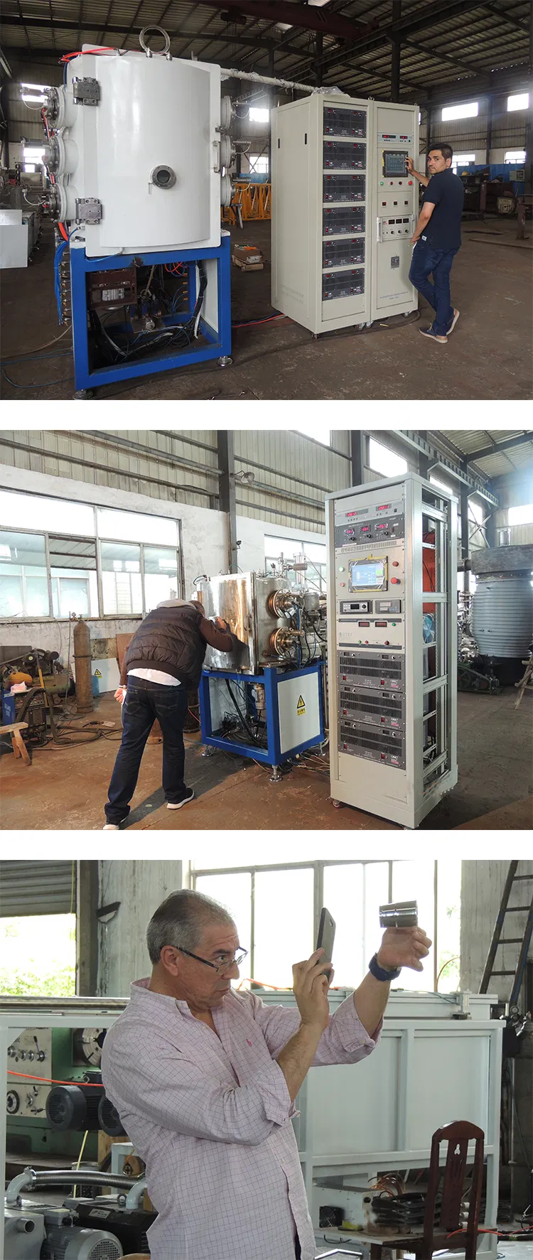 Inspection the machine in our factory before delivery