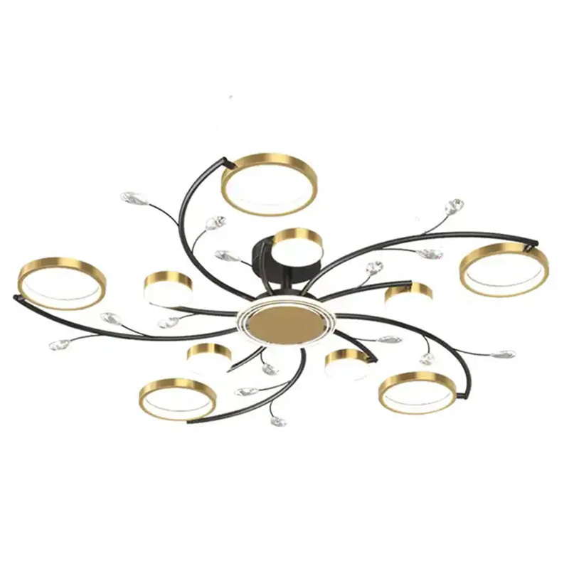 Decorative Ceiling Light Modern Vintage Round LED Ceiling Lamp
