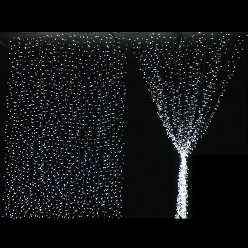 220V RGB Valentine LED Curtain Light 3x3m with IP44 Rating for Indoor and Outdoor Decorations