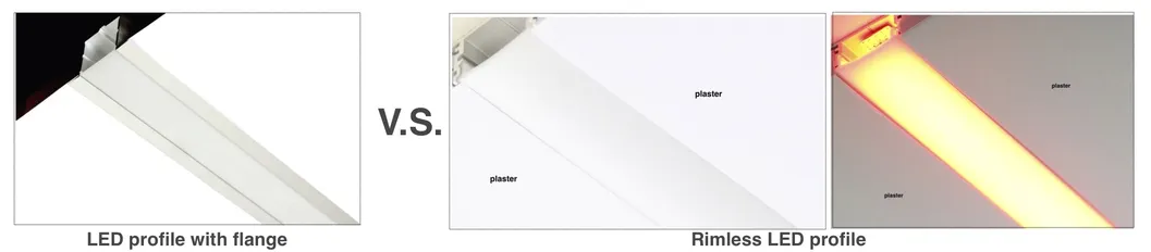 PC Frosted Cover Drywall Indoor Decorative Lighting Difference