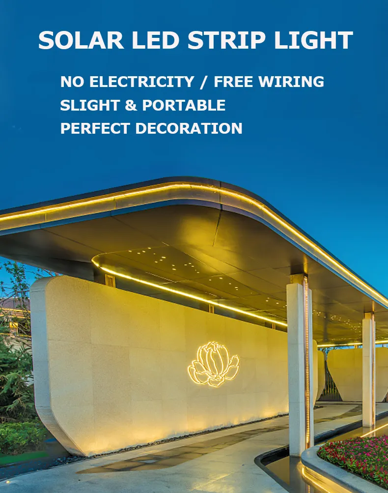 Solar LED Strip Light Option Detail