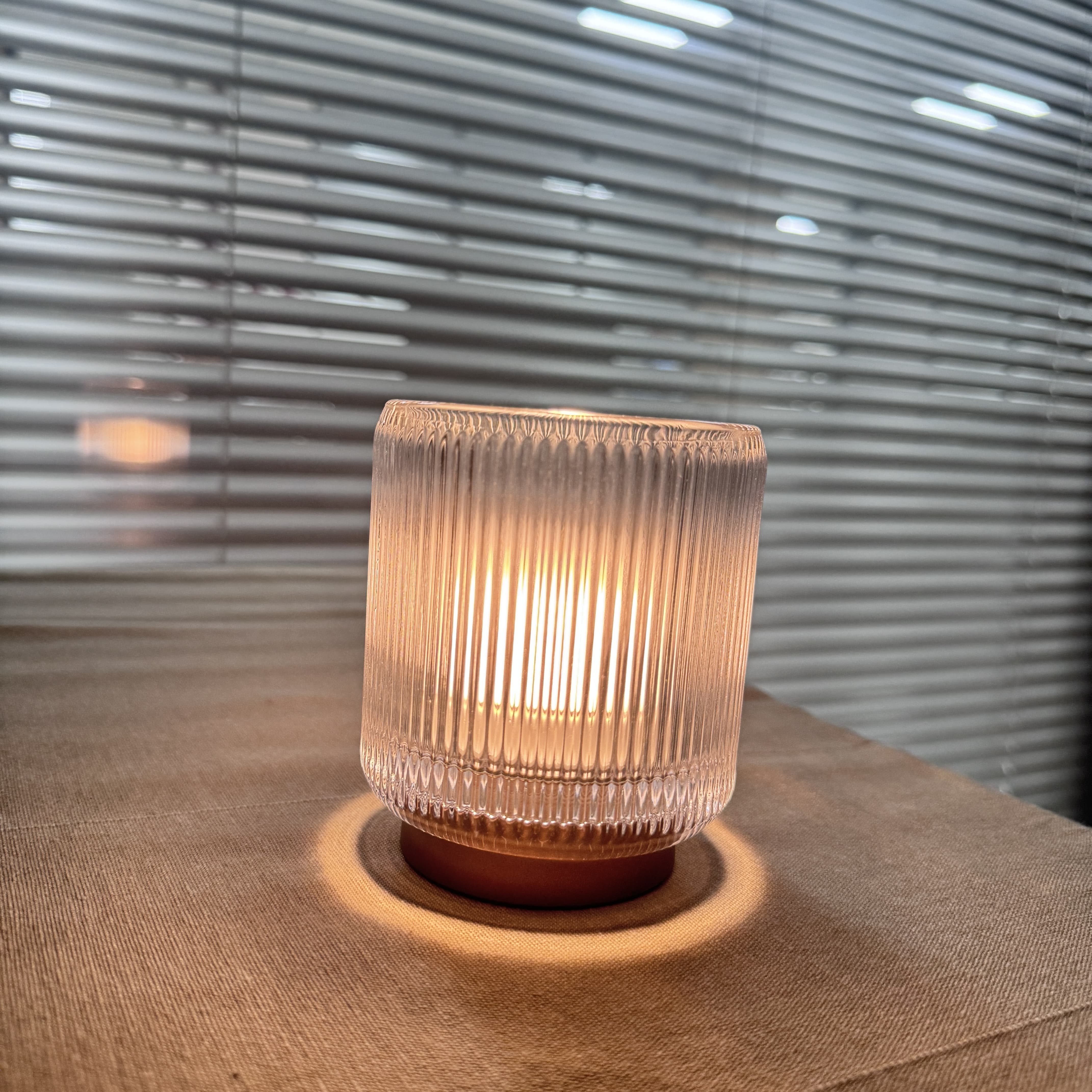 LED Cup Lamp Indoor Decorative Lighting Glass Material for Bedroom Fashion Style Modern Warm Lighting