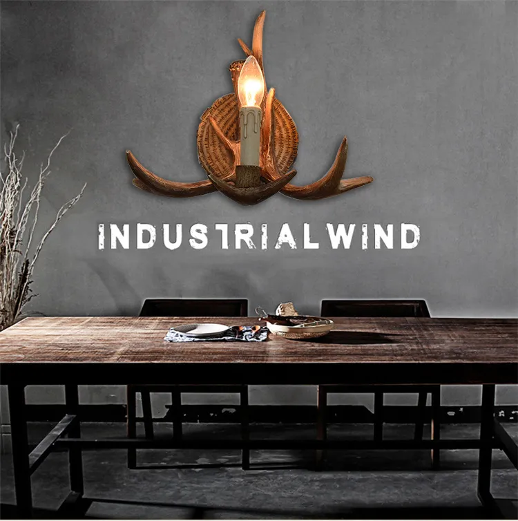 Antler Art Wall Lamp (WH-VR-71) Showcase 6