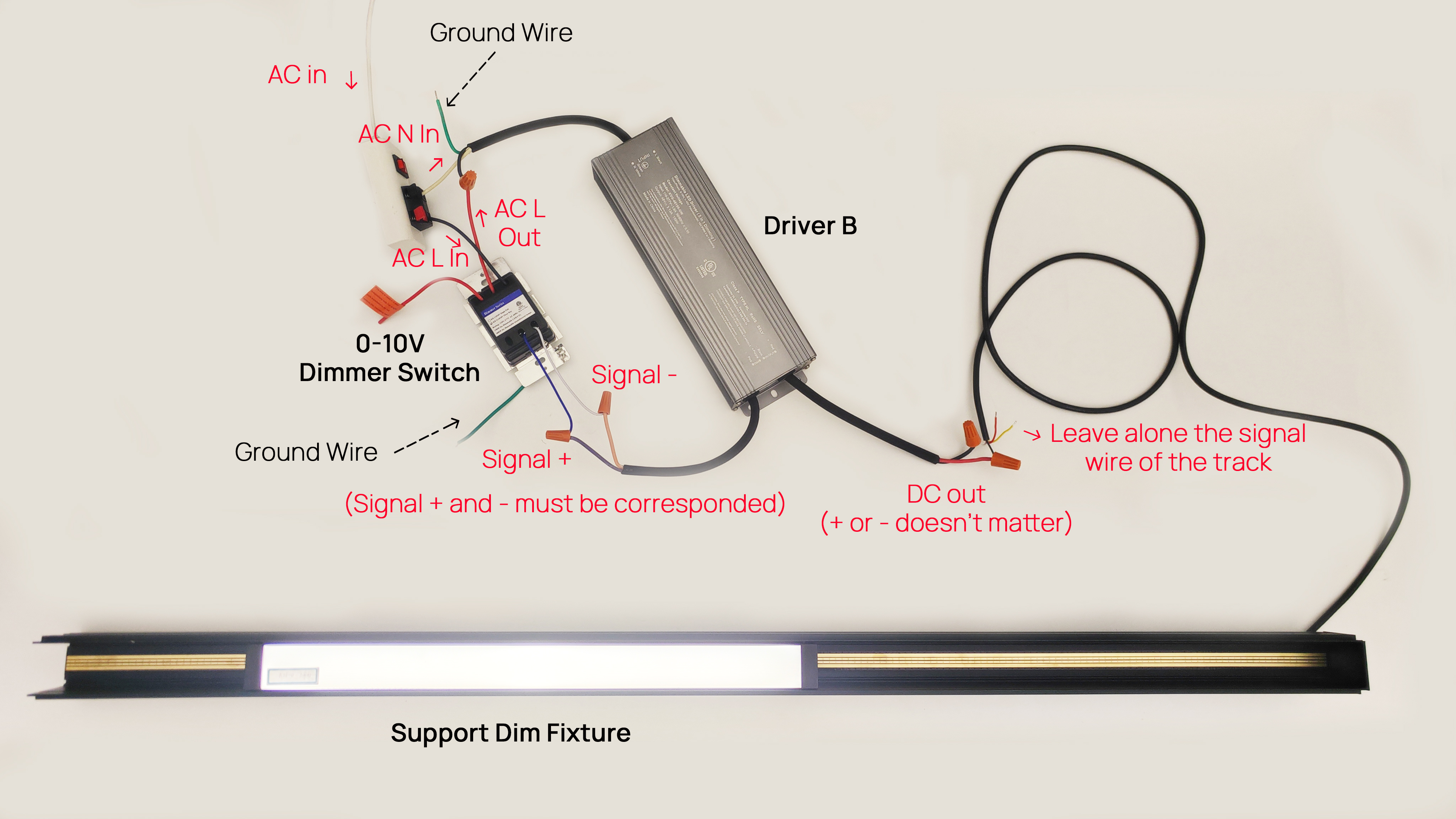 SCON XTB106 0-10V Dimmable Magnetic Track Lighting System