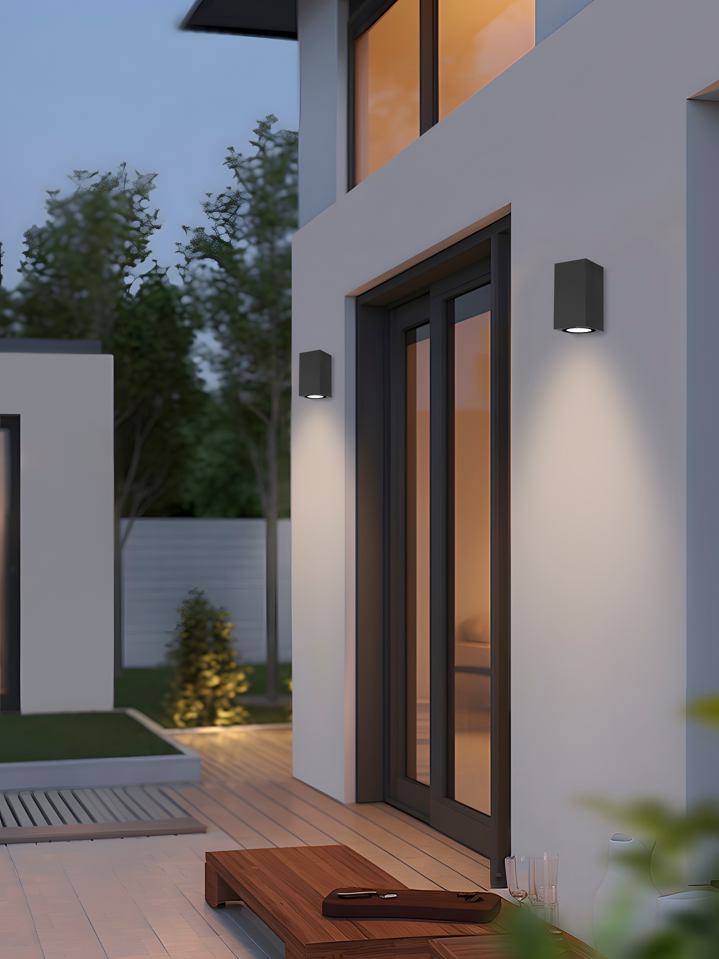 Elegant LED Waterproof Outdoor Wall Light for Garden Decor