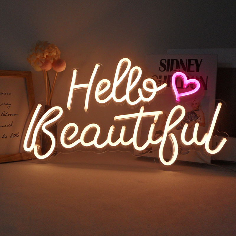 Romantic Flex LED Neon Light Custom Neon Sign for Wedding Home Event Decor Neon Sign Custom
