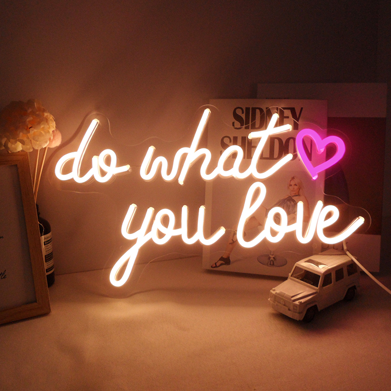 Romantic Flex LED Neon Light Custom Neon Sign for Wedding Home Event Decor Neon Sign Custom