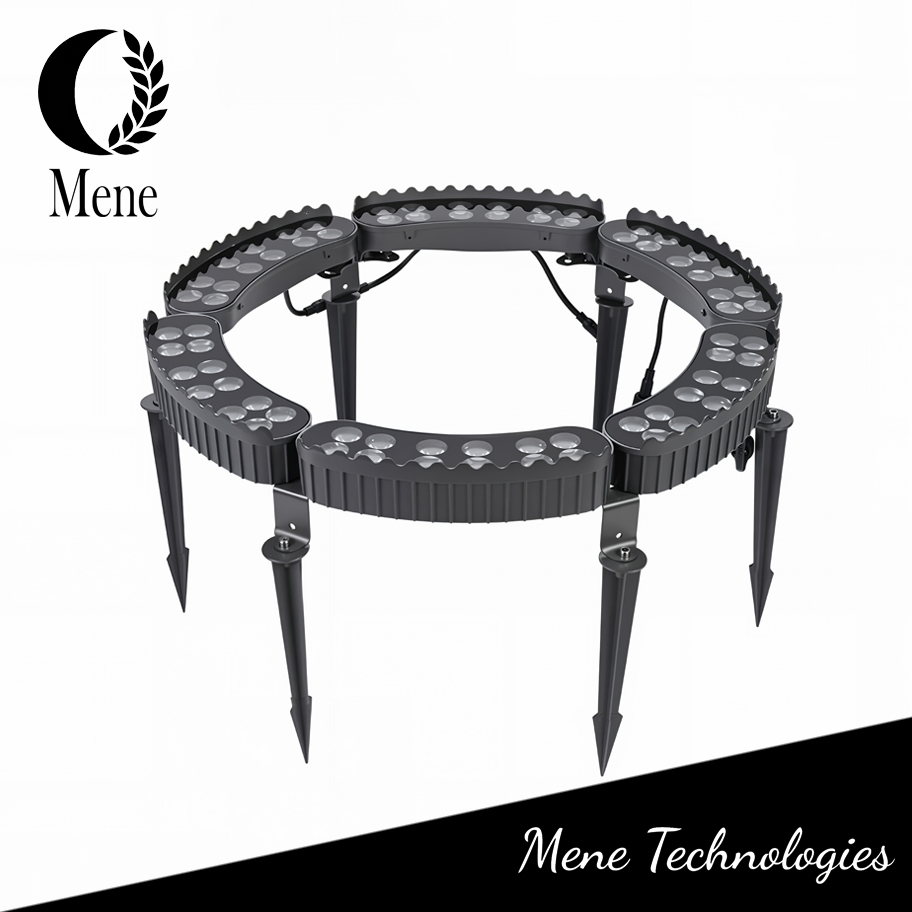 Tree Lighting LED Decorative IP65 Die-Cast Aluminum 12W CE RoHS Clamp-on Circular Luminaire for Commercial Street