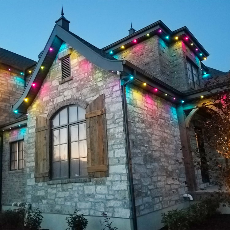 Smart Home Decoration Lights Outdoor Permanent Christmas Lighting Waterproof Ip68 ul Cul Certificate Rgbw Led Pixel Point Light