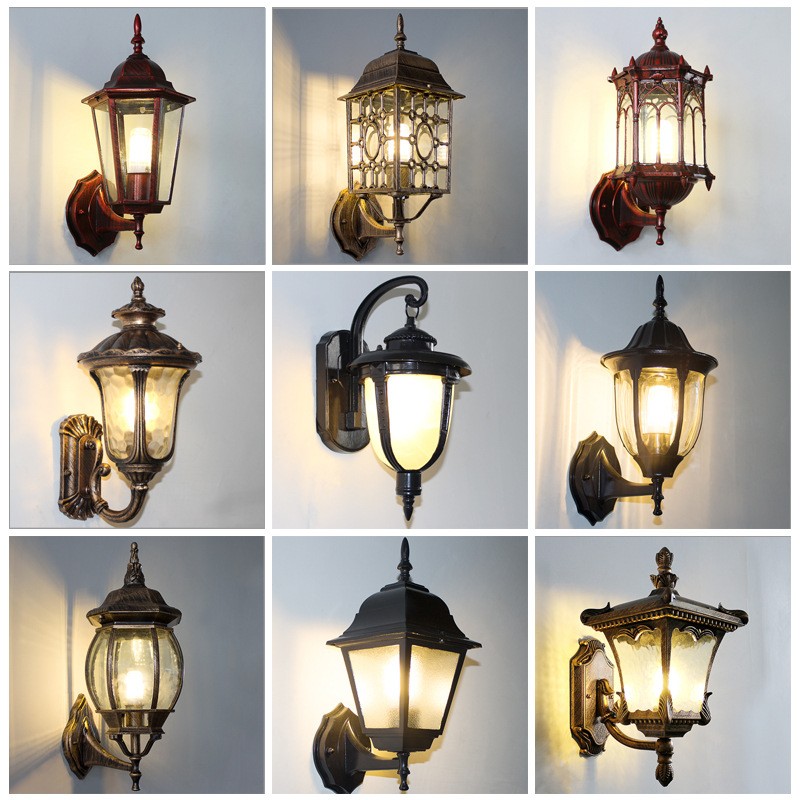 Factory Wholesale Classic Outdoor Decorative Waterproof Wall Light for Courtyards/Stairs/Corridors/Garden Lighting