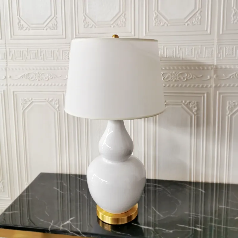 Porcelain Table Lamp Detail View