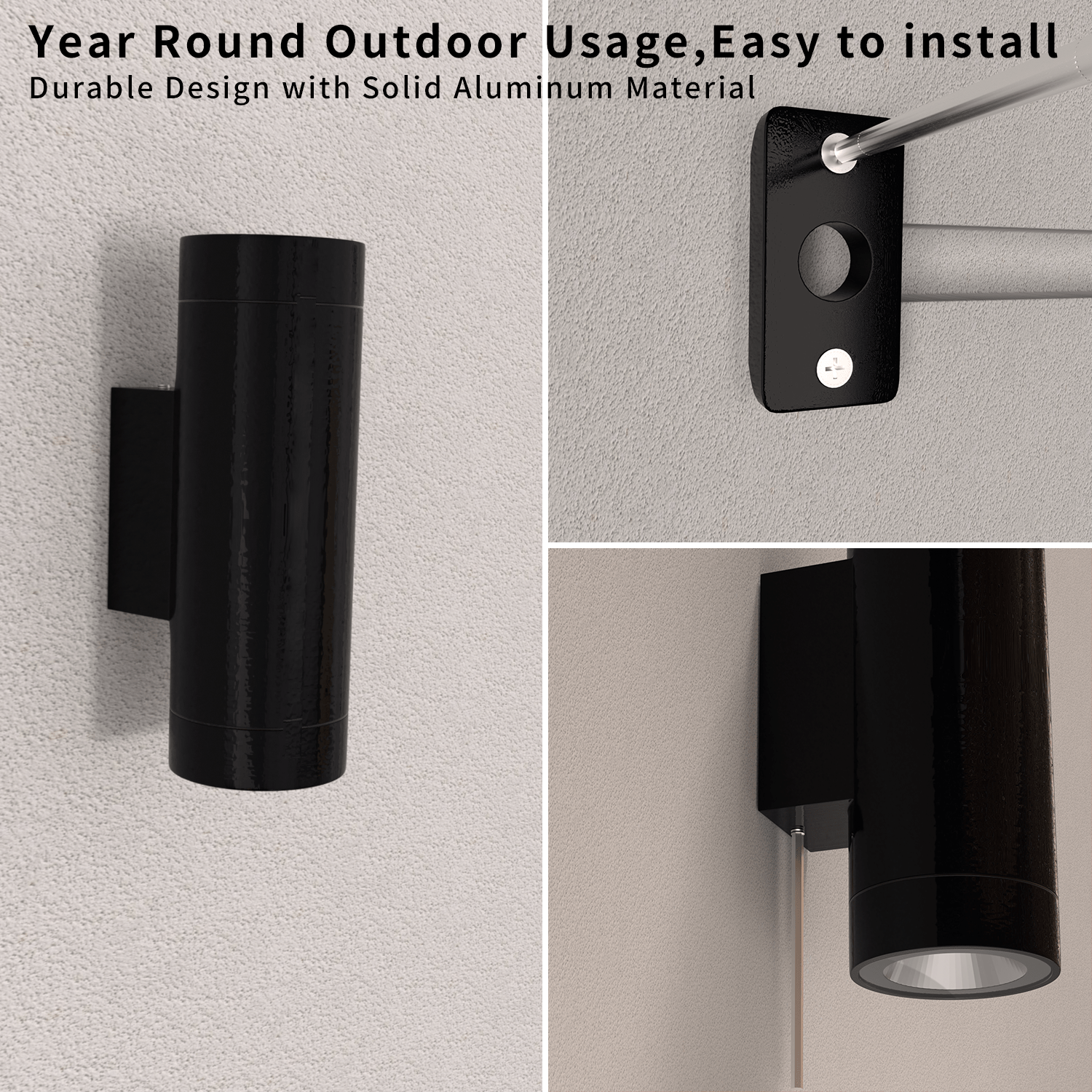 Modern IP65 Rgbw Outdoor Led Wall Light 6w Led up Down Light Outdoor Wall Light Garden Pathway Architectural Decoration