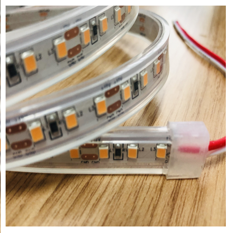 SMD2835 120LEDs/M DC12V 24V Energy-Efficient IP65 Indoor Landscape Decorative LED Lighting