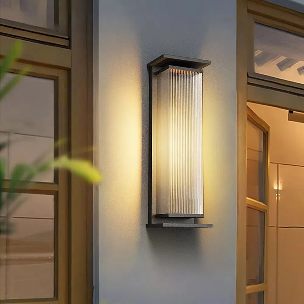 Outdoor Waterproof Solar Wall Light Villa Courtyard Entrance Porch Light IP65 Exterior Wall Courtyard Lighting