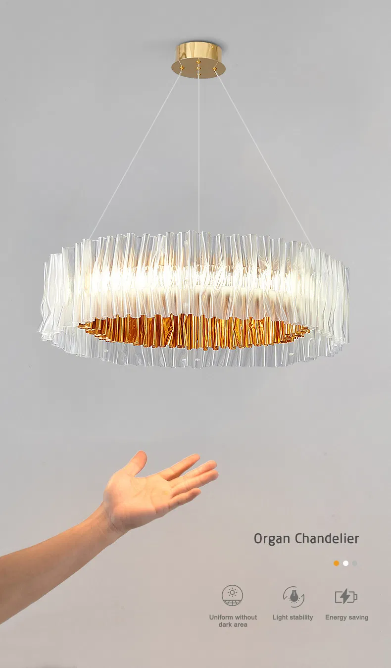 Modern Luxury Nordic Vintage Decorative LED Chandelier