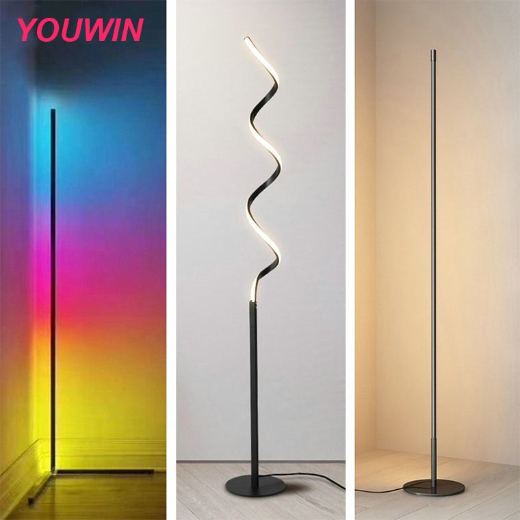 New Design App &amp; Touch Control Remote Home Decor Indoor Stand Smart Light RGB LED Floor Lamp